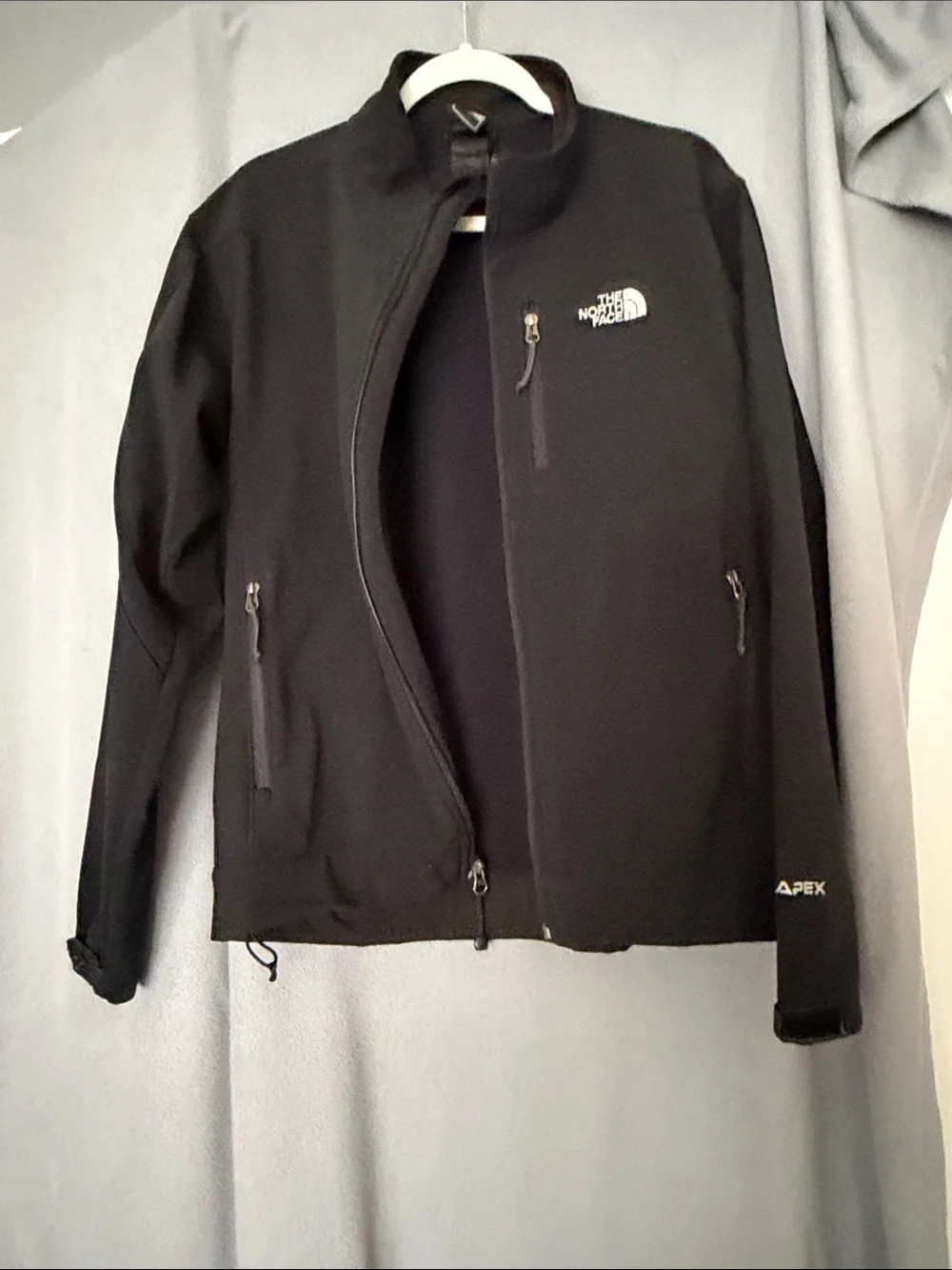 The North Face Black Apex Softshell Performance Jacket